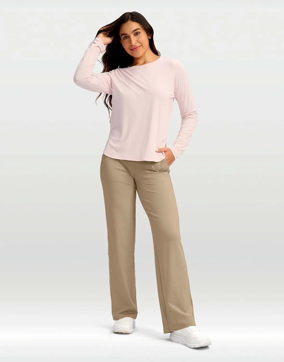 G Gradual Women's Yoga Pants wiht Pockets High Waist Stretch Loose Casual Lounge Sweatpants Petite/Regular/Tall