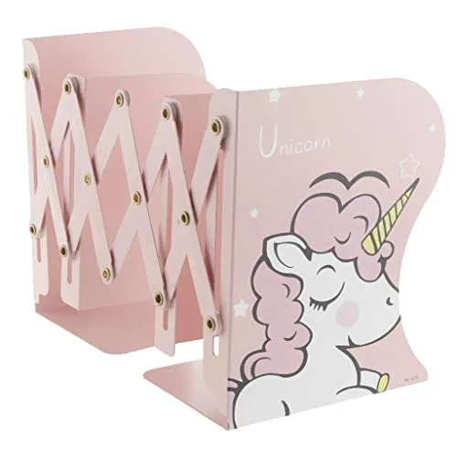 G4GIFT (Pack of 1) Metal Foldable Book, Stationery & Makeup Stand Desk Organizer Multipurpose Use (Pink)(Size: 19 x 10 x 15 cm)