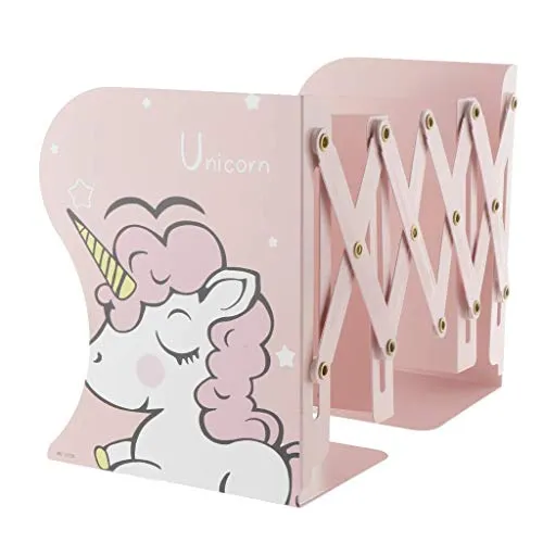 G4GIFT (Pack of 1) Metal Foldable Book, Stationery & Makeup Stand Desk Organizer Multipurpose Use (Pink)(Size: 19 x 10 x 15 cm)