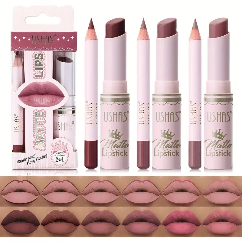 Golden Box Matte Lipstick & Liner