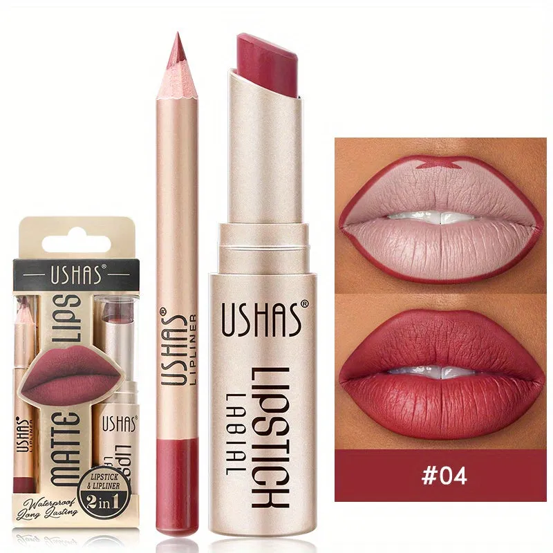 Golden Box Matte Lipstick & Liner