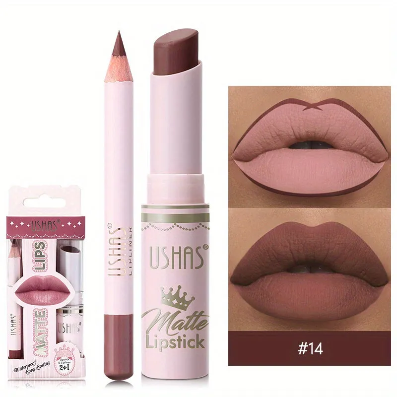 Golden Box Matte Lipstick & Liner