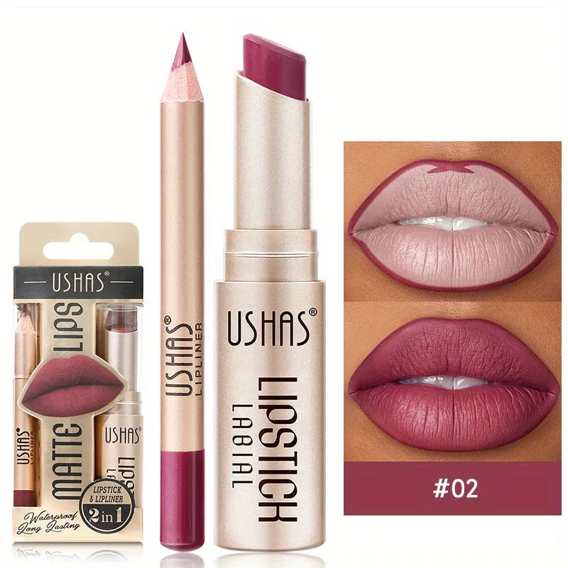 Golden Box Matte Lipstick & Liner