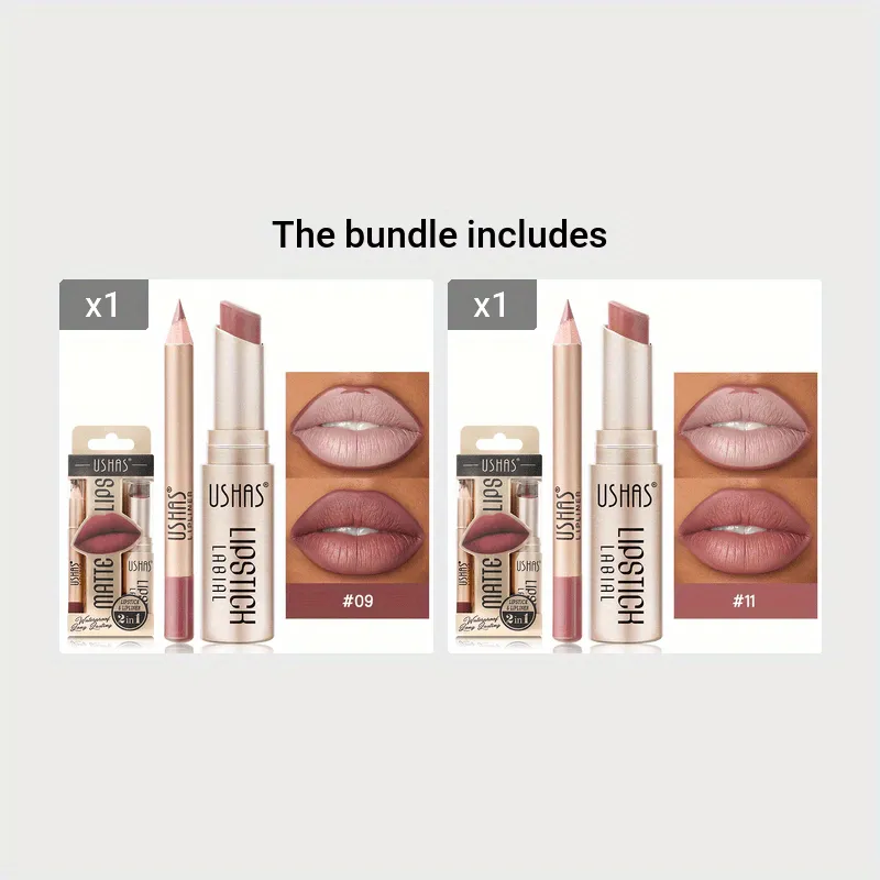 Golden Box Matte Lipstick & Liner