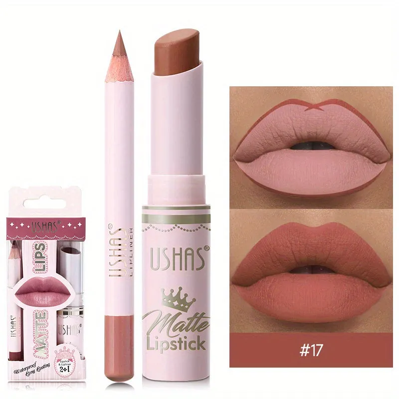 Golden Box Matte Lipstick & Liner