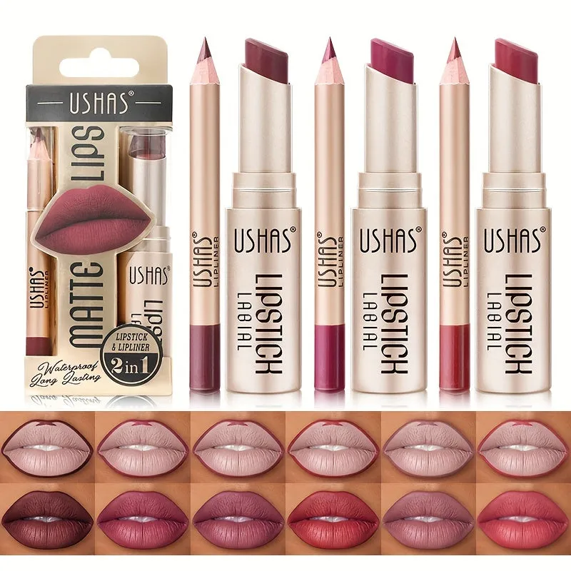 Golden Box Matte Lipstick & Liner