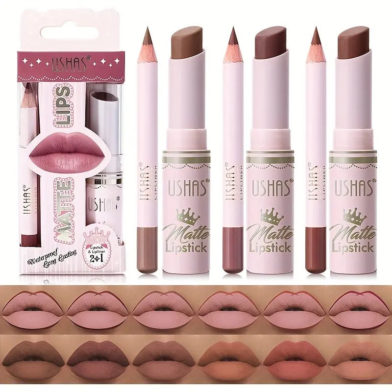 Golden Box Matte Lipstick & Liner
