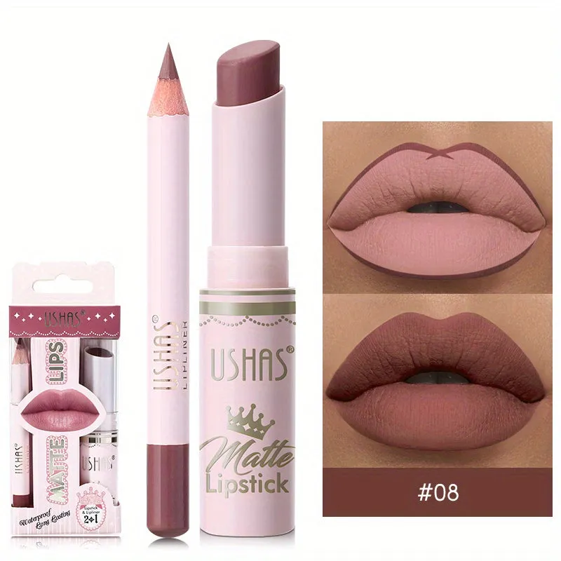Golden Box Matte Lipstick & Liner