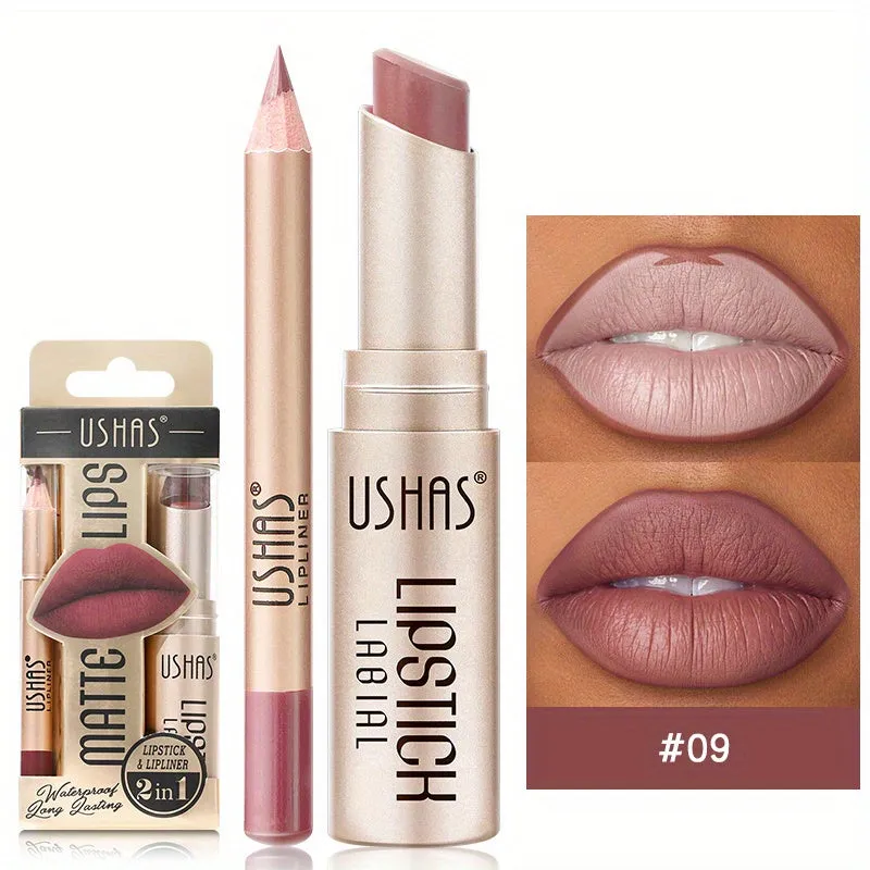 Golden Box Matte Lipstick & Liner
