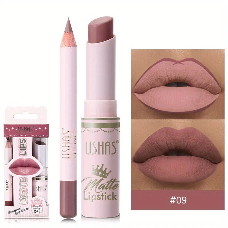 Golden Box Matte Lipstick & Liner