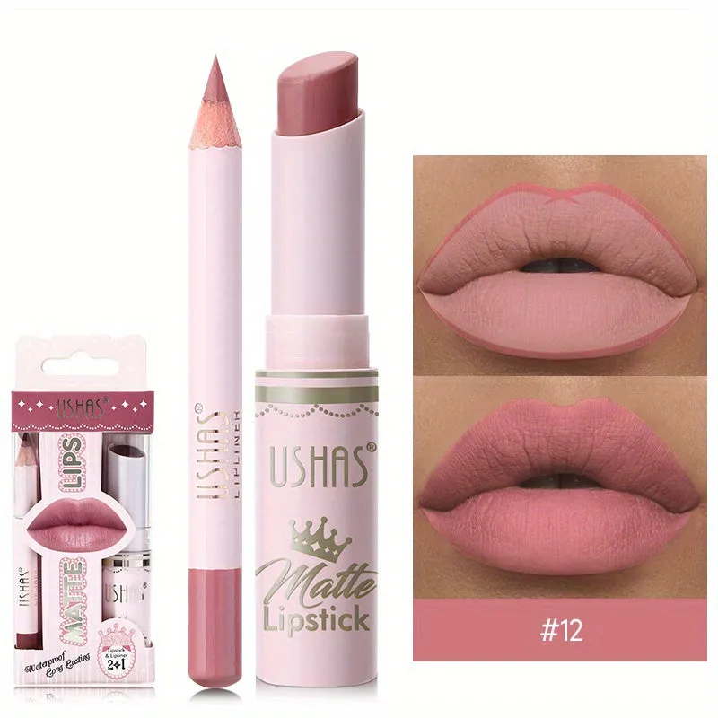 Golden Box Matte Lipstick & Liner