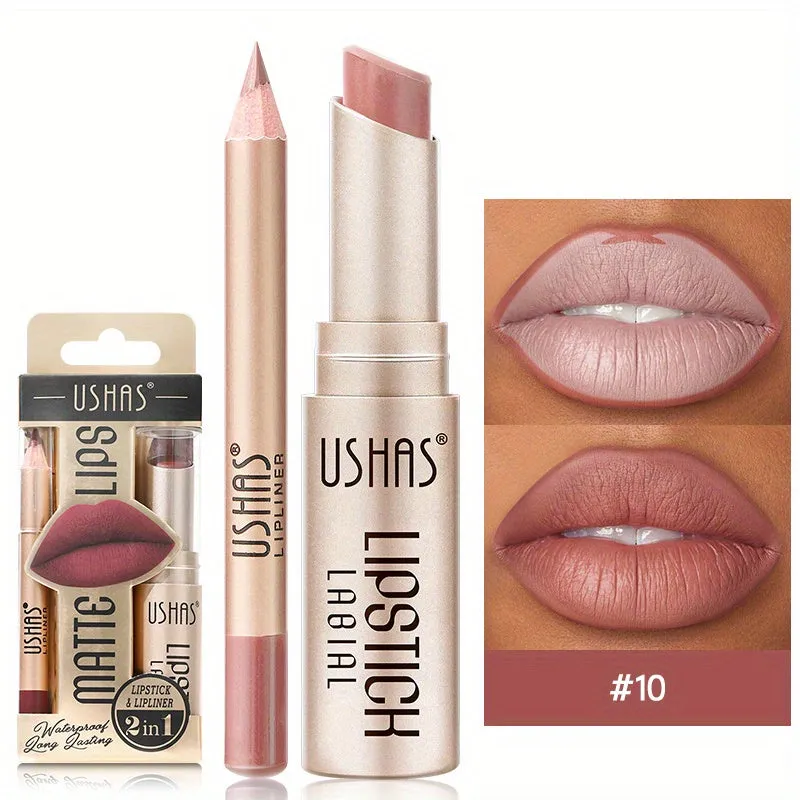 Golden Box Matte Lipstick & Liner
