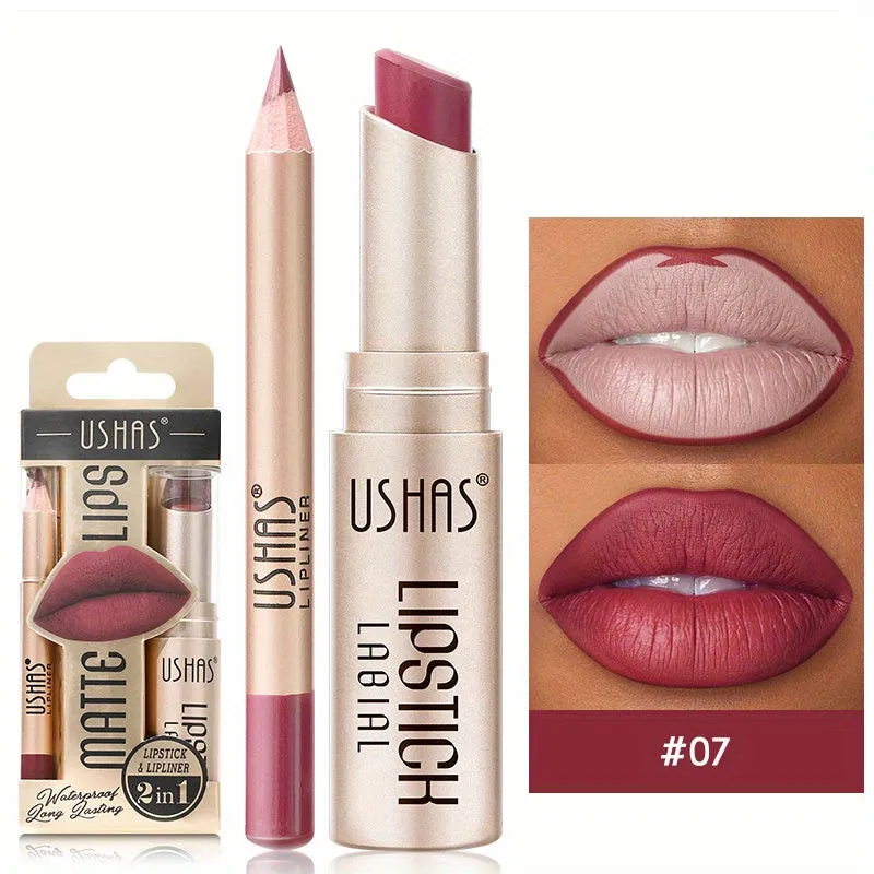Golden Box Matte Lipstick & Liner