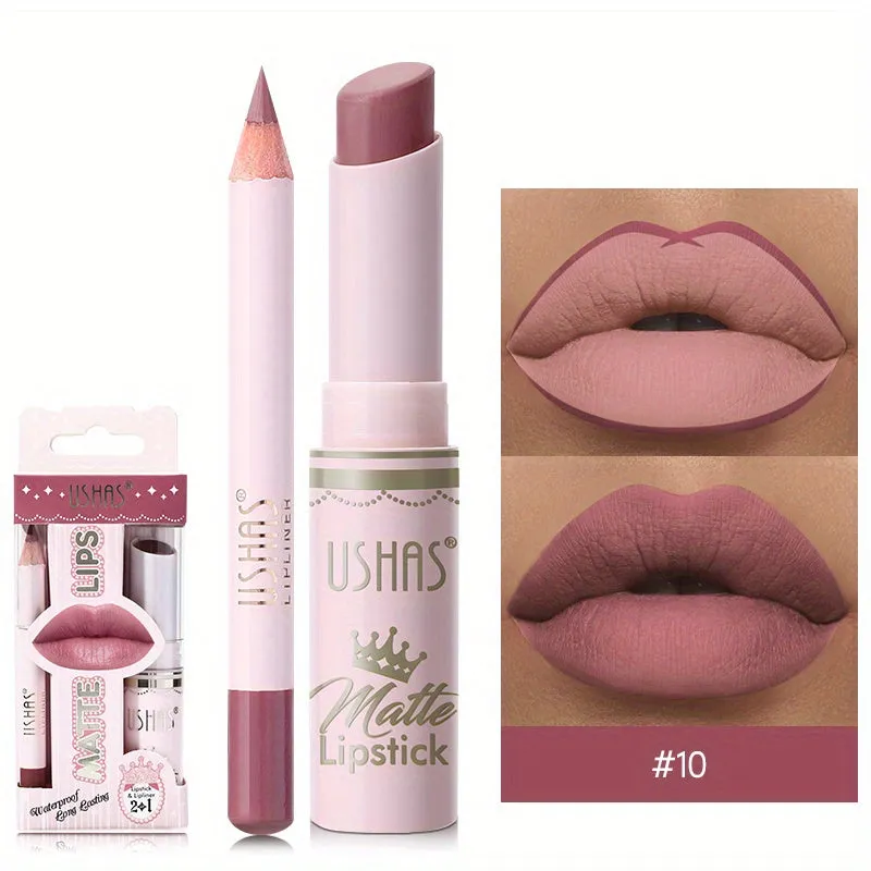 Golden Box Matte Lipstick & Liner