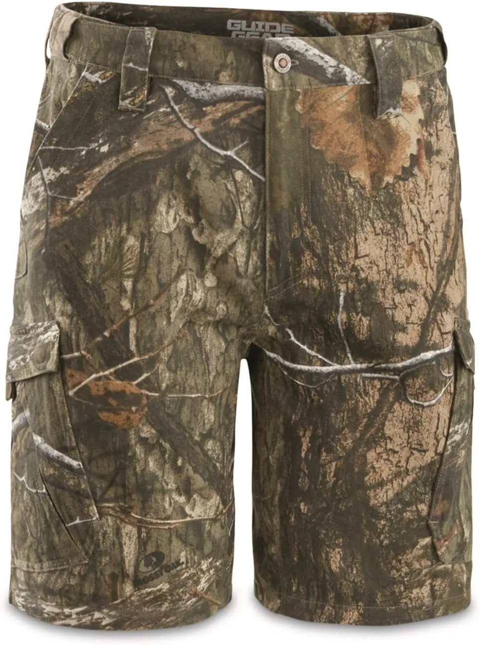 Guide Gear Mens Camo Cargo Shorts, Cotton & Polyester Bermudas for Work, Casual, Hiking and Hunting This Summer Season