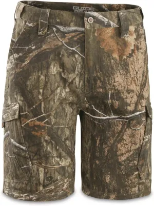Guide Gear Mens Camo Cargo Shorts, Cotton & Polyester Bermudas for Work, Casual, Hiking and Hunting This Summer Season