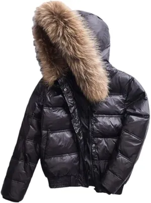 Haitpant Women Thick Down Jacket Hooded White Duck Jackets Winter Short Warm Coats Female Outwear Parkas
