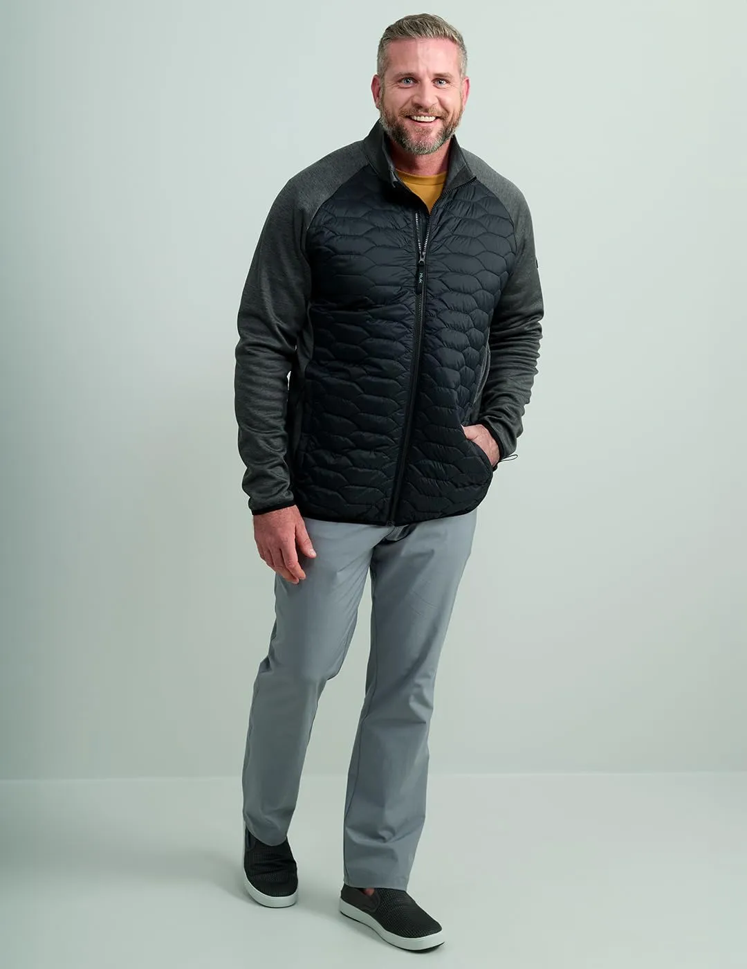 HUK Men's Scale Jacket, DWR Performance Fishing Coat