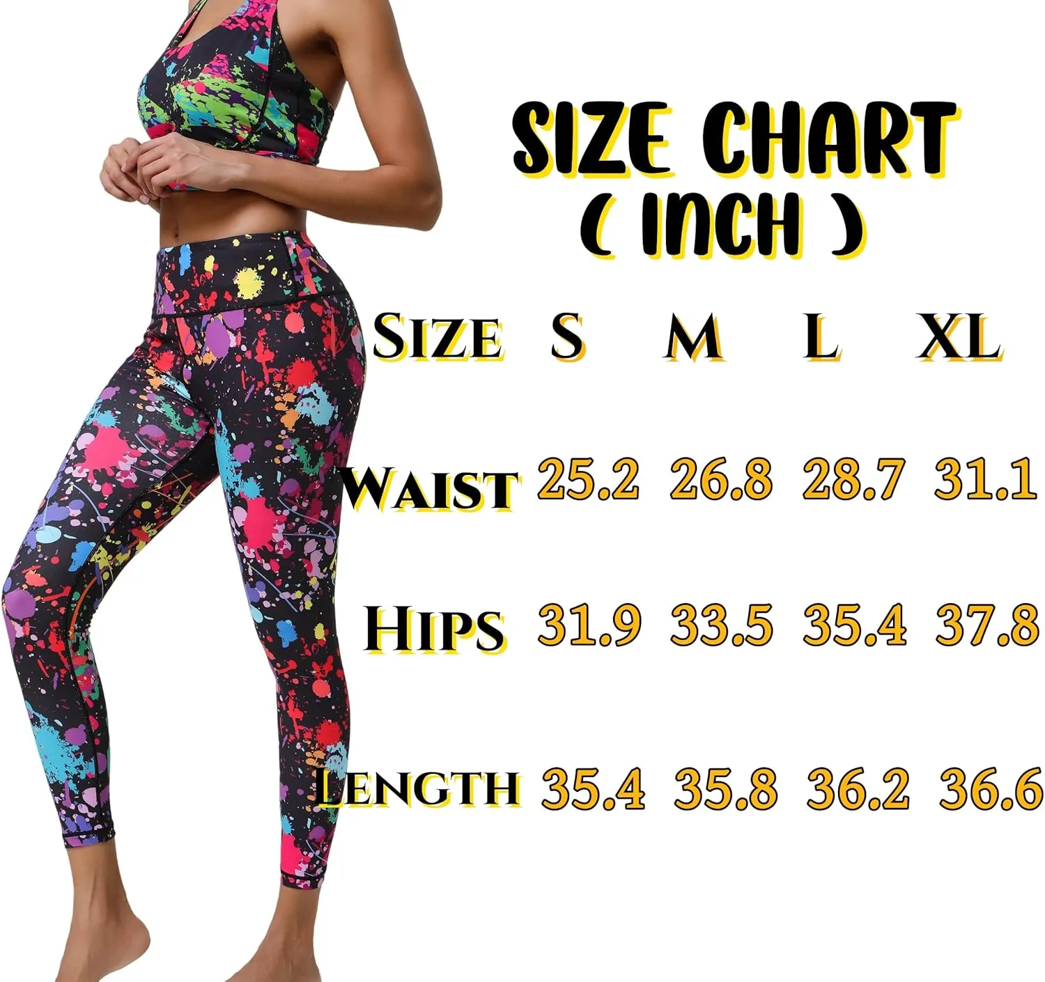 Hupplle 80s Leggings for Women 90s Neon Pants for Party High Waisted Buttery Soft Stretchy Yoga Workout Dance Tights