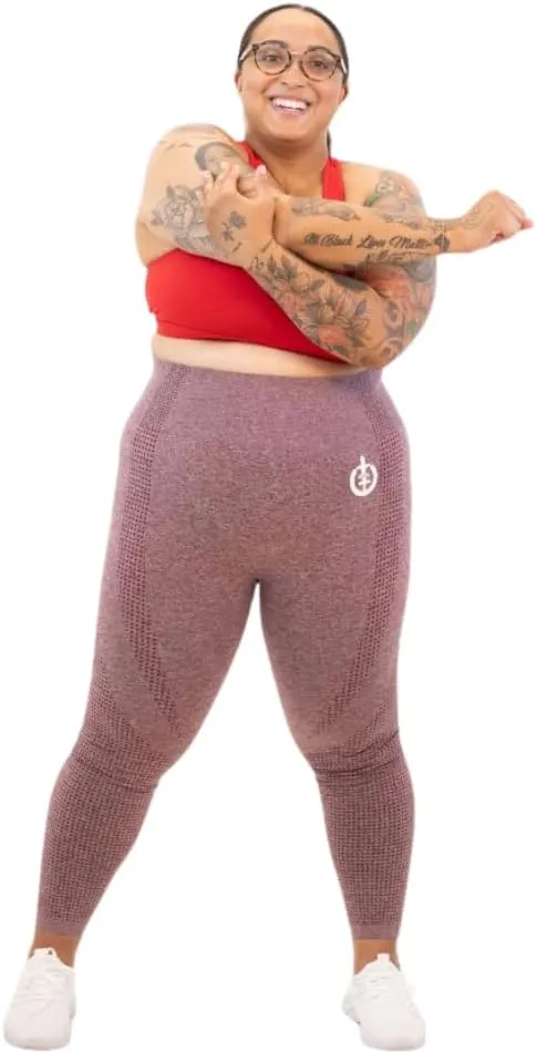 ICONI Womens Seamless High Waisted Tummy Control Supportive Compressive Squat Proof Moisture Wicking Exercise Legging