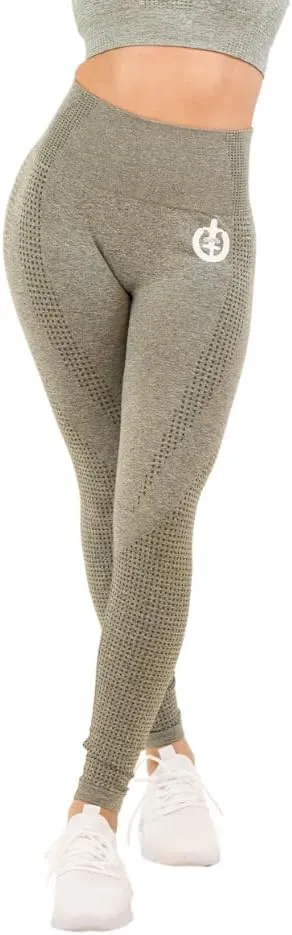 ICONI Womens Seamless High Waisted Tummy Control Supportive Compressive Squat Proof Moisture Wicking Exercise Legging