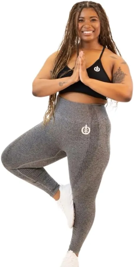 ICONI Womens Seamless High Waisted Tummy Control Supportive Compressive Squat Proof Moisture Wicking Exercise Legging