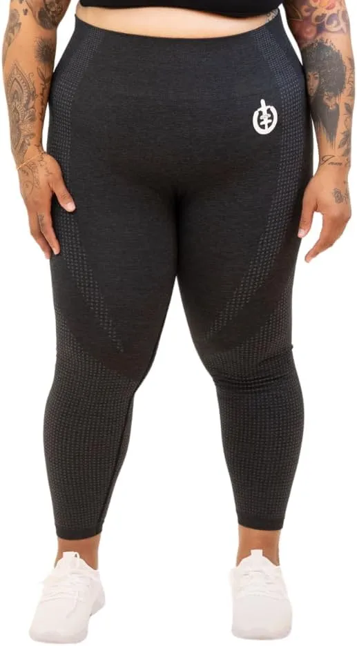 ICONI Womens Seamless High Waisted Tummy Control Supportive Compressive Squat Proof Moisture Wicking Exercise Legging