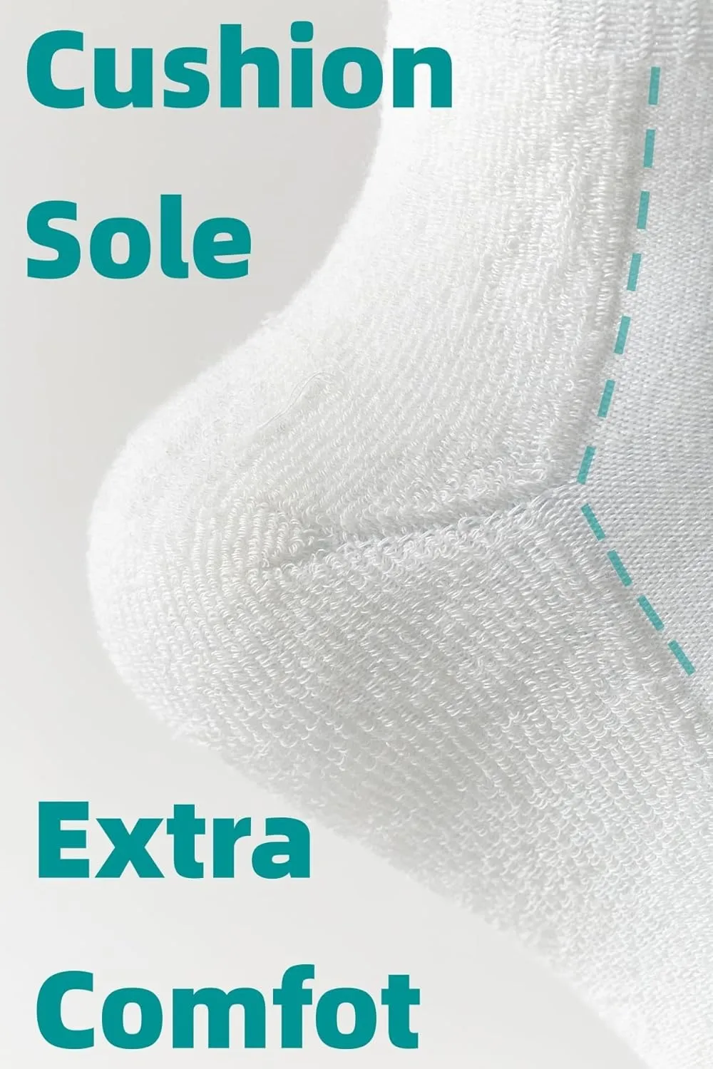 Irisbear Womens Crew Socks Cushioned Cotton Striped Quarter Socks Vintage Retro Running Socks 6 Pairs