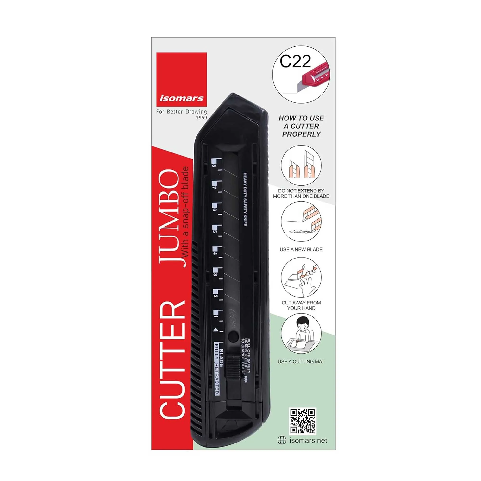 Isomars Cutter Craft Knife - Jumbo