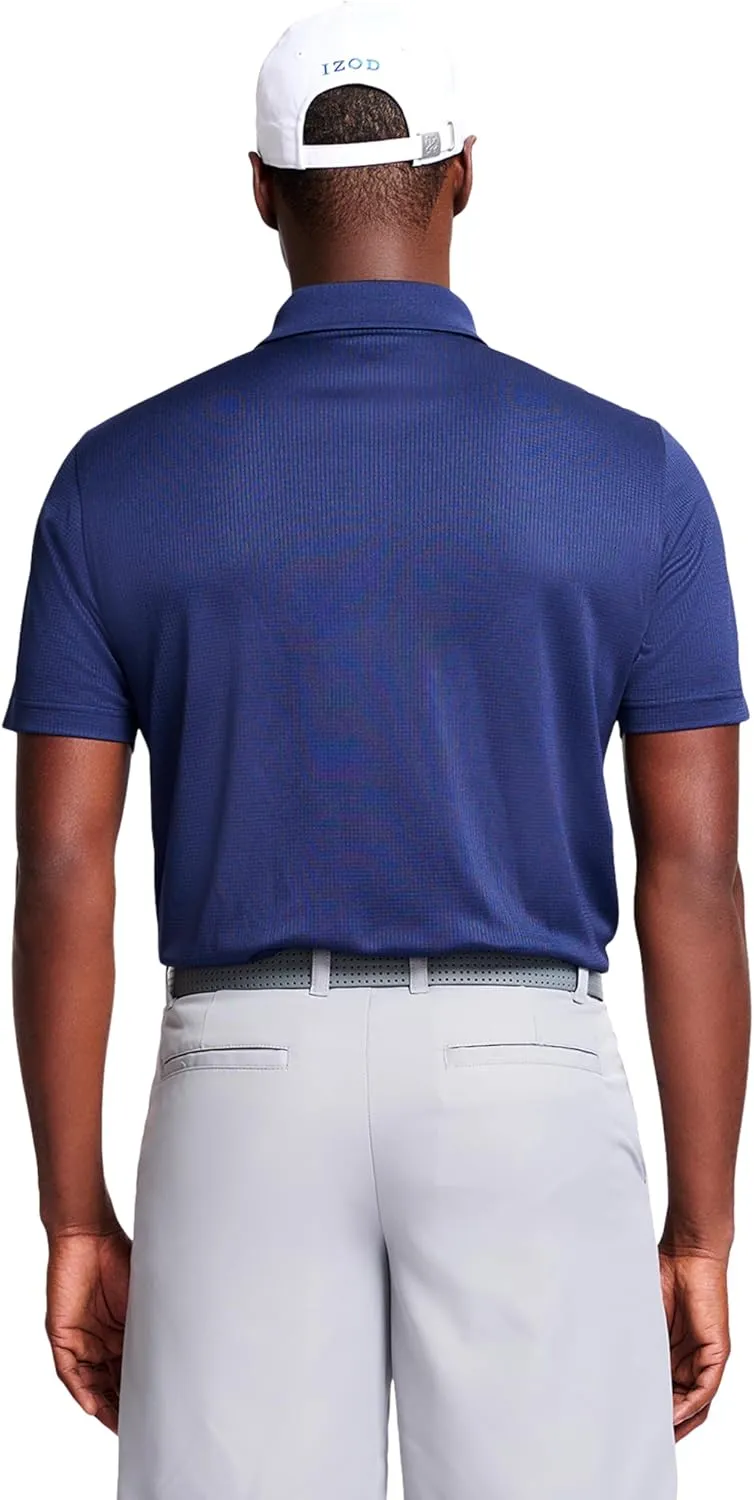 IZOD Men's Performance Golf Grid Polo