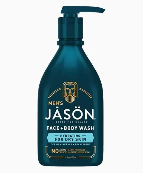 Jason Mens Dry Skin Hydrating 2 In 1 Body Wash