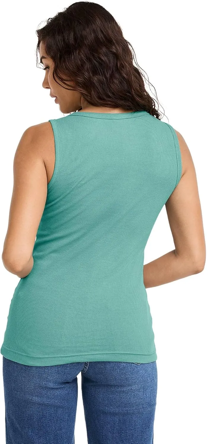 Jockey Women's Performance 100% Cotton Rib Tank
