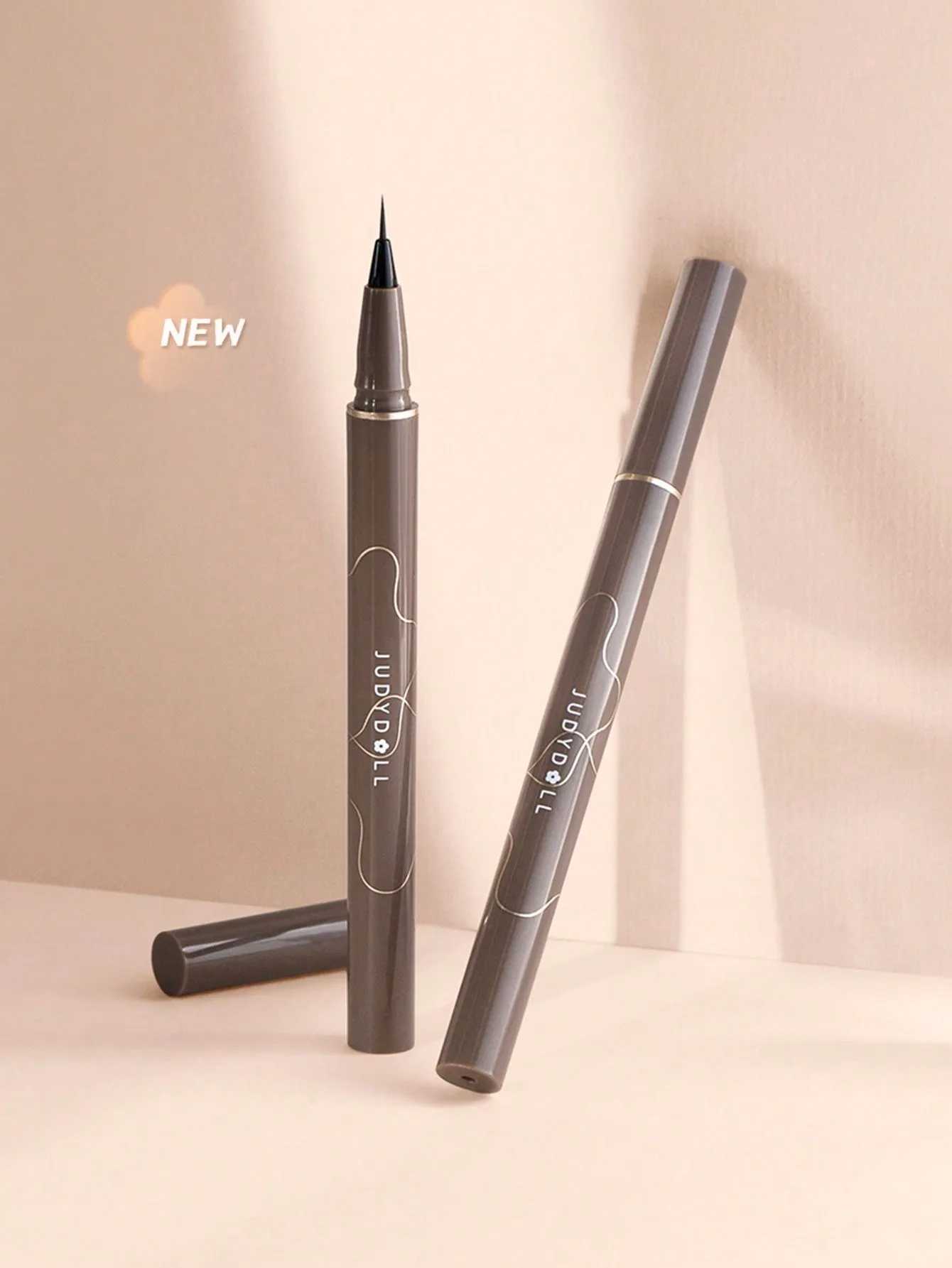 JUDYDOLL JUDYDOLL Slim Liquid Eyeliner 400mg, Brown, Ultra-Fine, Quick-Drying, Waterproof And Smudge-Proof Pen