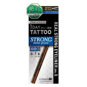K-Palette Real Strong Eyeliner 24h WP Brown Black