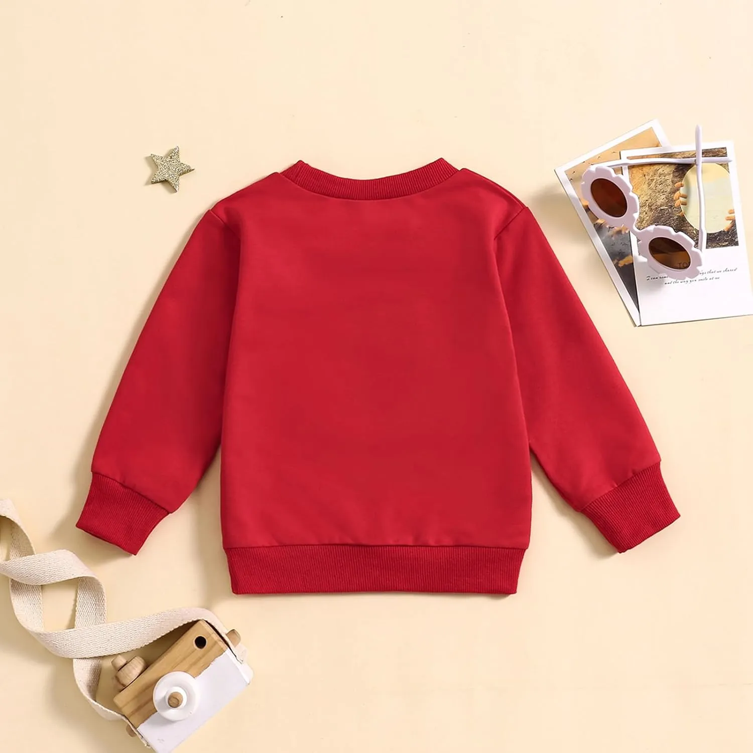 Kayotuas Toddler Girl Valentines Shirt Fuzzy Embroidered Letters Heart Sweatshirt Long Sleeve Crewneck Pullover Sweater Tops