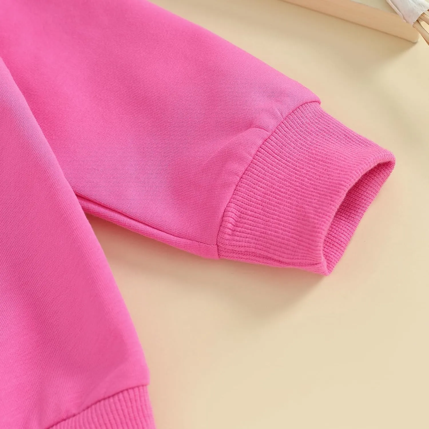 Kayotuas Toddler Girl Valentines Shirt Fuzzy Embroidered Letters Heart Sweatshirt Long Sleeve Crewneck Pullover Sweater Tops