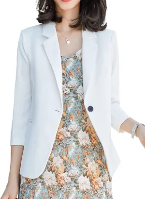Kedera Womens Blazers & Suit Jacket Casual Work Blazer Office Jacket Slim Fit Blazer for Business Lady