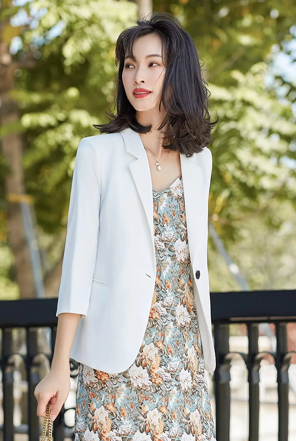 Kedera Womens Blazers & Suit Jacket Casual Work Blazer Office Jacket Slim Fit Blazer for Business Lady