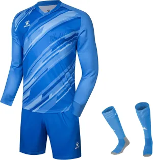 KELME Soccer Goalkeeper Jersey Pro Set Uniform - Padded Goalkeeper Shirt Shorts Socks - Men's Goalie Jersey Adults Kids