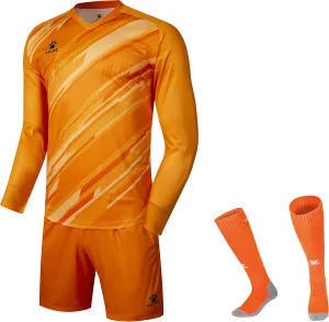 KELME Soccer Goalkeeper Jersey Pro Set Uniform - Padded Goalkeeper Shirt Shorts Socks - Men's Goalie Jersey Adults Kids