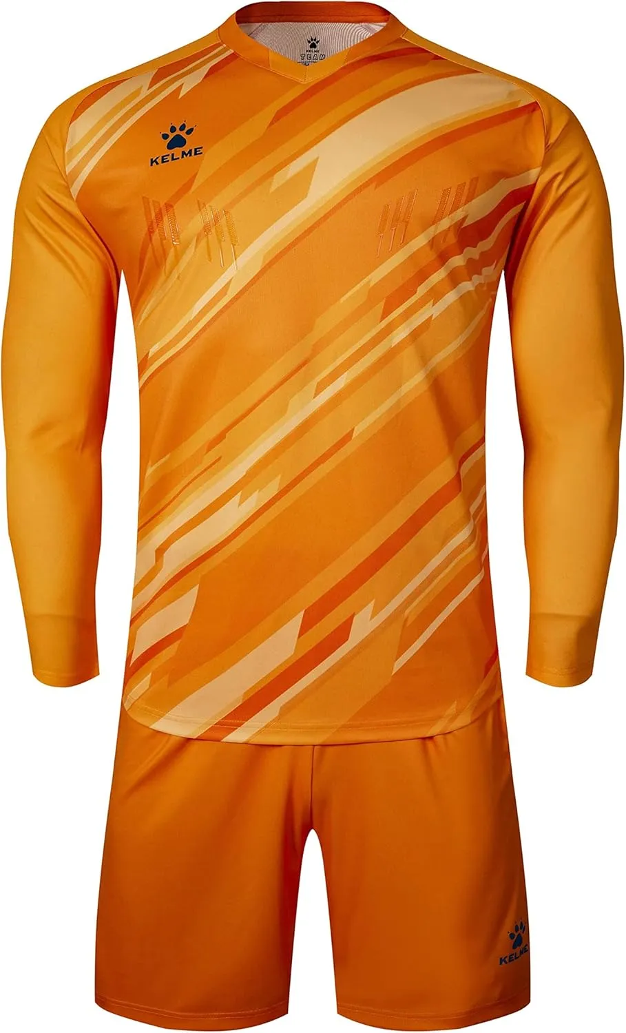 KELME Soccer Goalkeeper Jersey Pro Set Uniform - Padded Goalkeeper Shirt Shorts Socks - Men's Goalie Jersey Adults Kids