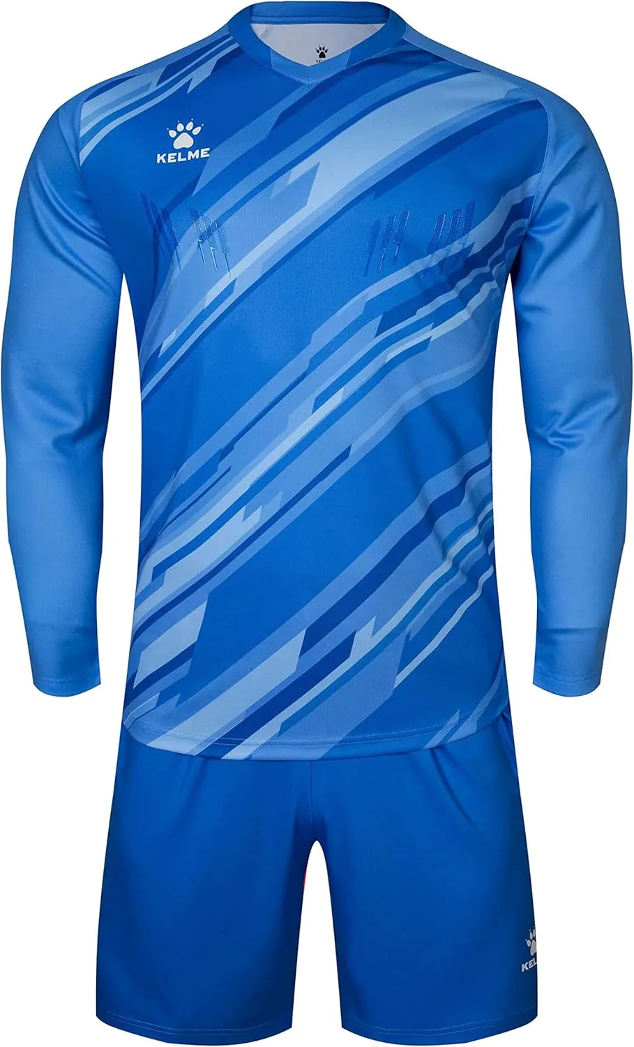 KELME Soccer Goalkeeper Jersey Pro Set Uniform - Padded Goalkeeper Shirt Shorts Socks - Men's Goalie Jersey Adults Kids