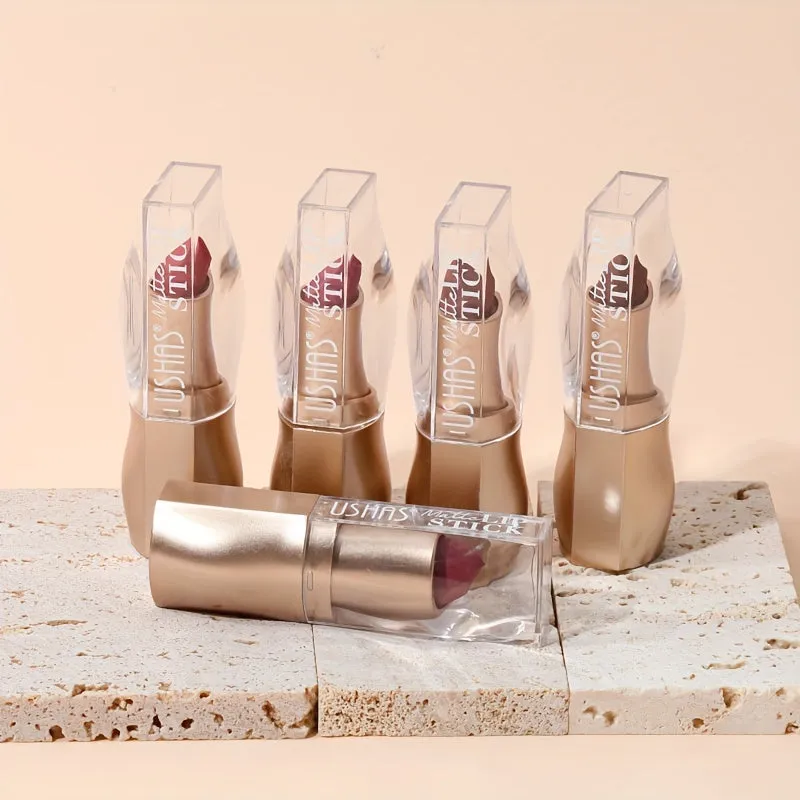 Kissable Colors: 12 Matte Long-Lasting Lipsticks