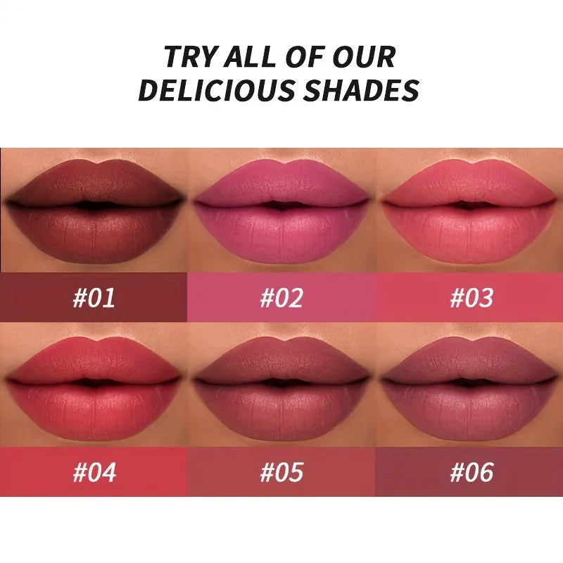 Kissable Colors: 12 Matte Long-Lasting Lipsticks