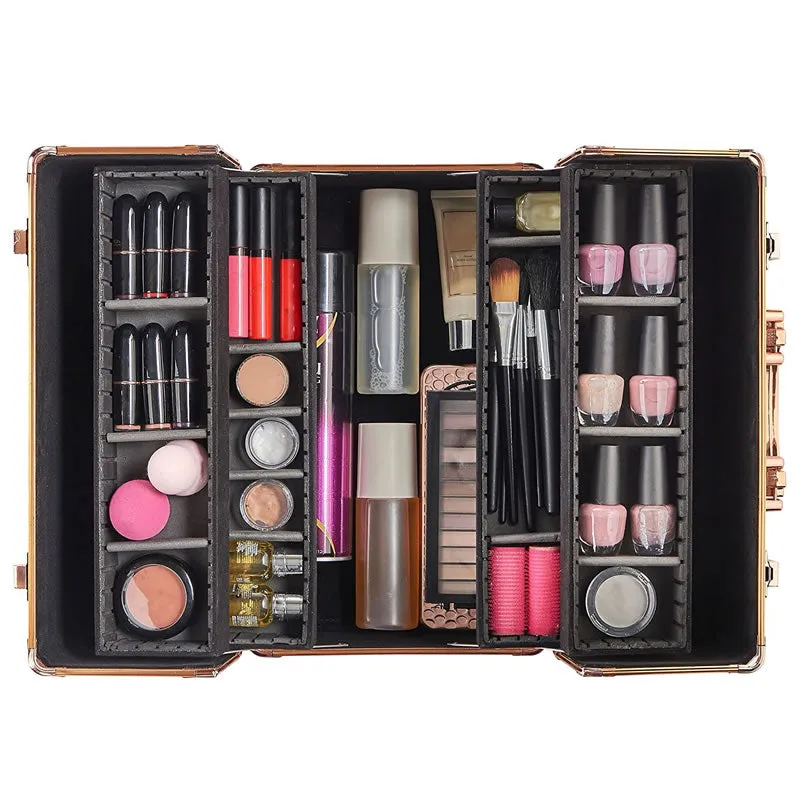 Large Stylish Nature Printed Professional Makeup Cosmetic Organizer -A2324