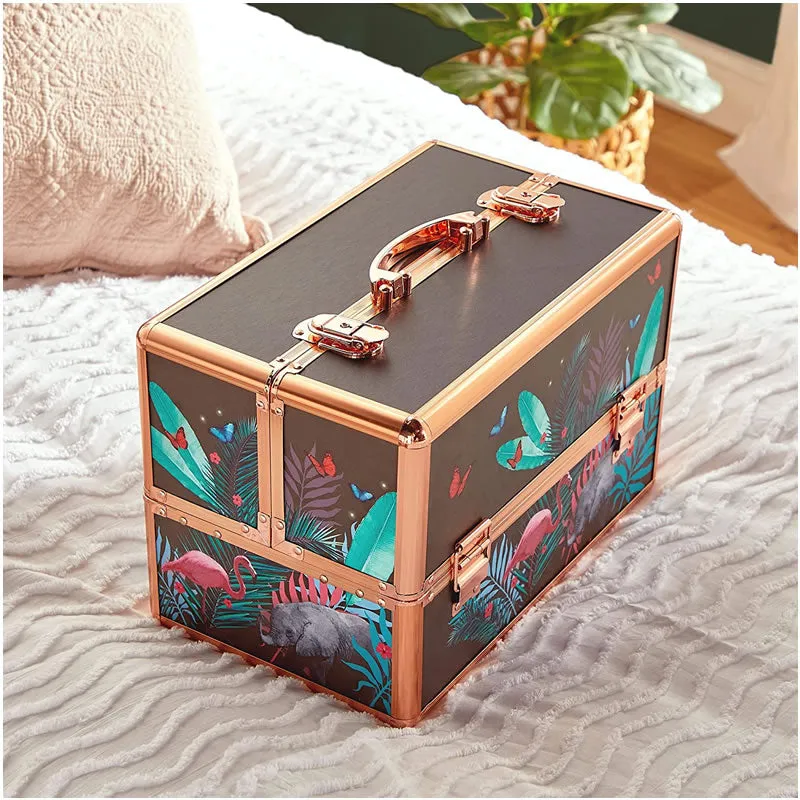 Large Stylish Nature Printed Professional Makeup Cosmetic Organizer -A2324