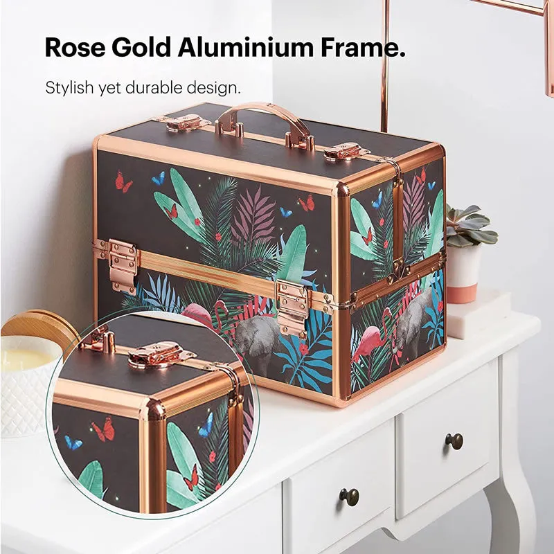 Large Stylish Nature Printed Professional Makeup Cosmetic Organizer -A2324