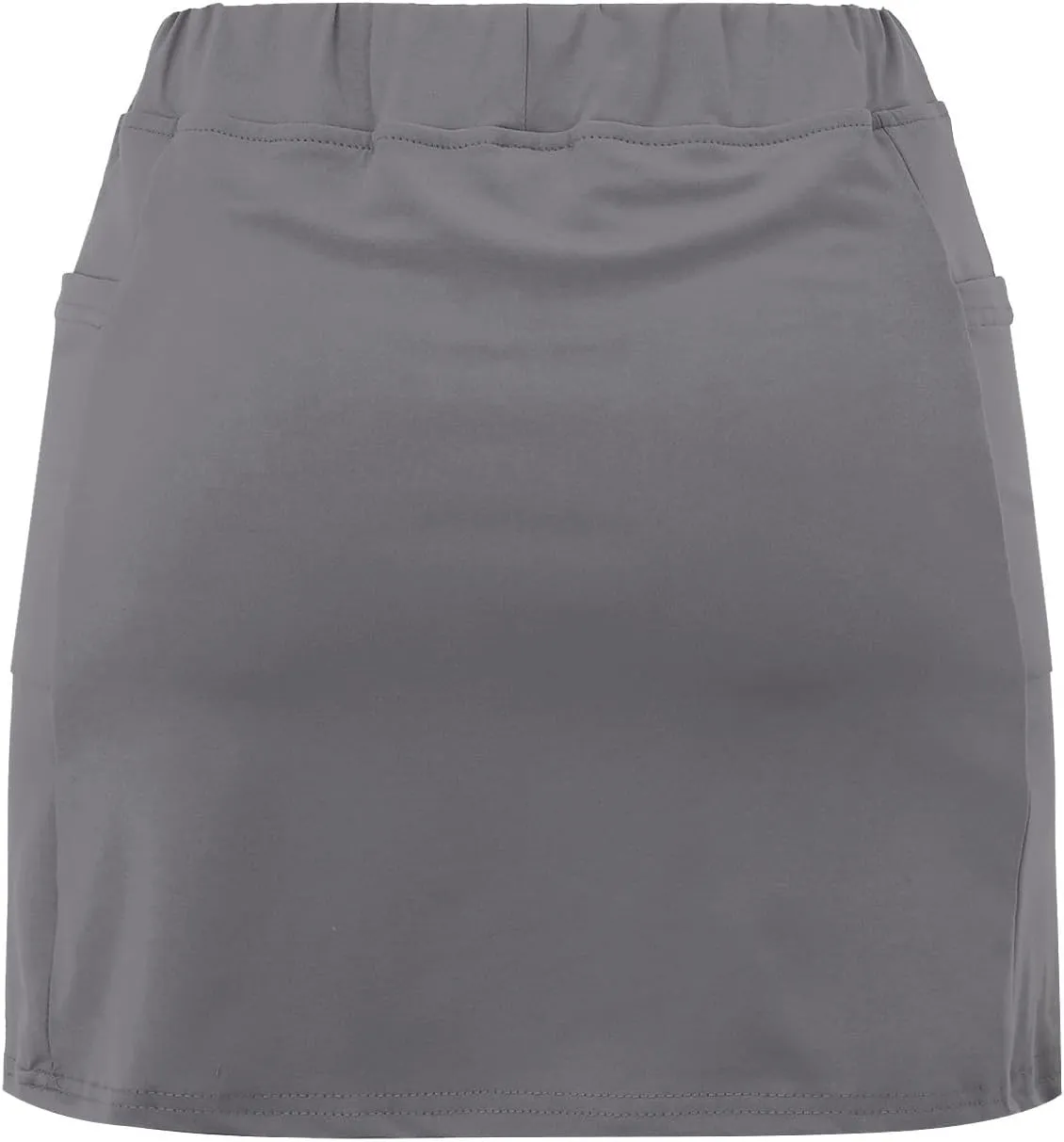 LCMTWX Lightweight High Waist Mid Waist Culottes Short Skirts Skinny Pants High Waisted Pleated Sports Skort with Pockets