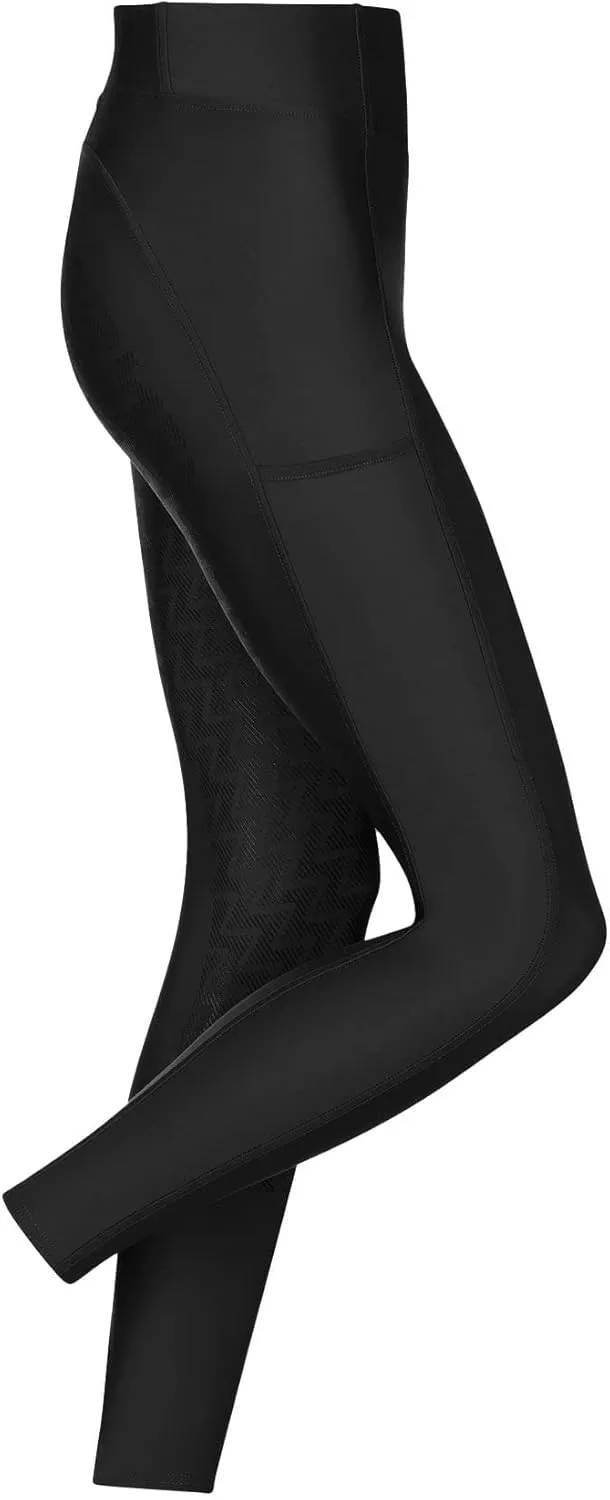 LeMieux Naomi Pull On Breeches - Technical Lightweight Fabric - Full Seat Silicone for Grip - Riding Trousers for Adults