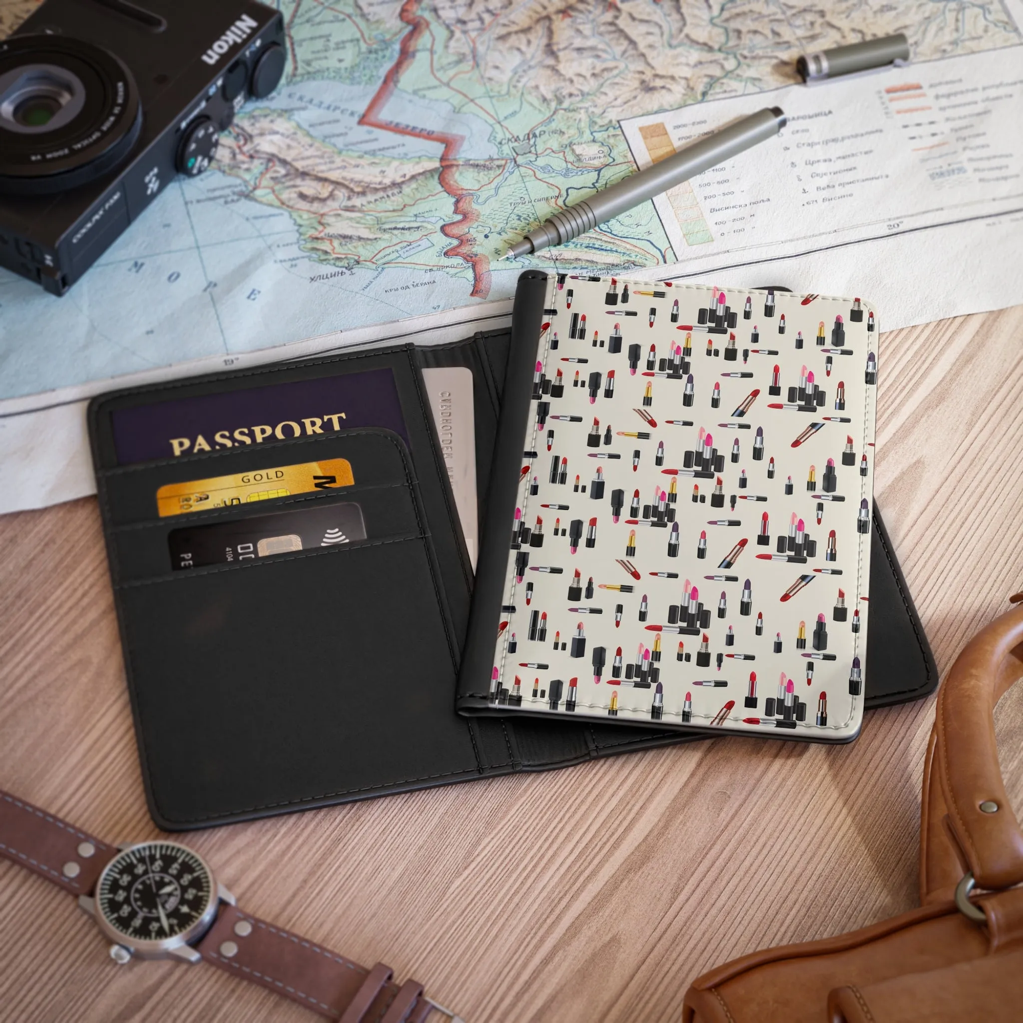 Lipsticks Passport Cover